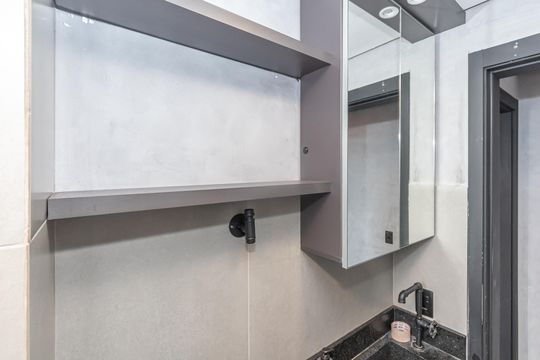  Banheiro  de apartamento para alugar com 2 quartos, 45m² em Jardim Flamboyant, Paulínia