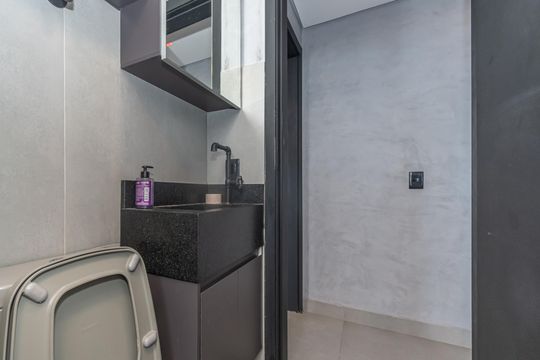  Banheiro  de apartamento para alugar com 2 quartos, 45m² em Jardim Flamboyant, Paulínia