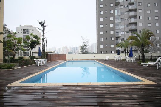 Área comum - Piscina de apartamento para alugar com 2 quartos, 60m² em Santo Amaro, São Paulo