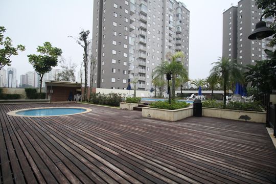 Área comum - Piscina de apartamento para alugar com 2 quartos, 60m² em Santo Amaro, São Paulo