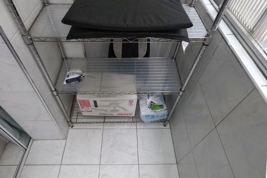 Varanda da Sala de apartamento para alugar com 1 quarto, 50m² em José Menino, Santos