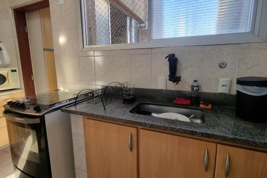 Cozinha de apartamento à venda com 2 quartos, 85m² em Vila Industrial (Campinas), Campinas