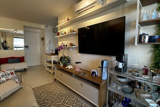 Sala de apartamento à venda com 3 quartos, 83m² em Recreio dos Bandeirantes, Rio de Janeiro