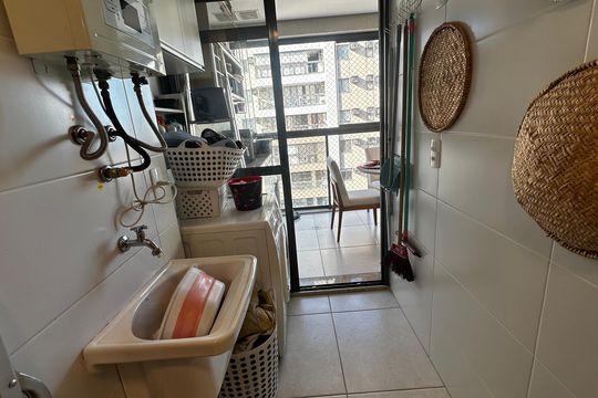 Área de Serviço de apartamento à venda com 3 quartos, 83m² em Recreio dos Bandeirantes, Rio de Janeiro