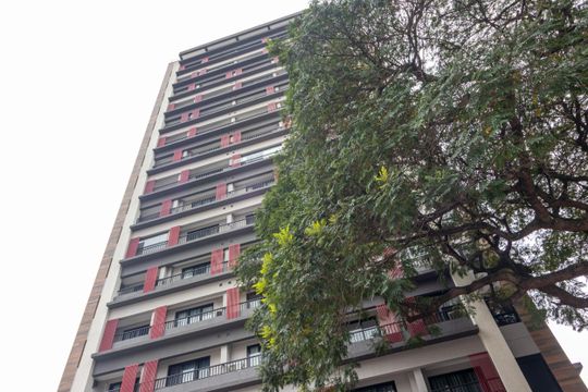 Fachada do Prédio de apartamento à venda com 1 quarto, 29m² em Indianópolis, São Paulo