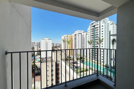 Suíte 2 de apartamento à venda com 2 quartos, 82m² em Moema, São Paulo