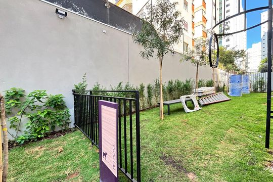 Área comum de apartamento à venda com 2 quartos, 82m² em Moema, São Paulo