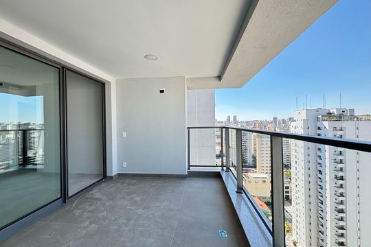 Varanda de apartamento à venda com 2 quartos, 82m² em Moema, São Paulo