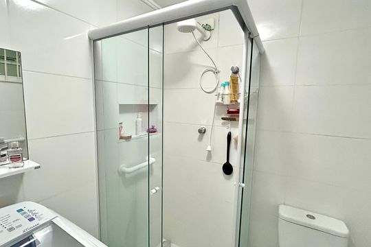 Banheiro e Área de Serviço de kitnet/studio à venda com 1 quarto, 29m² em Centro, Guarulhos