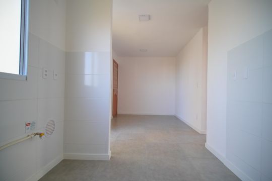 Cozinha de apartamento à venda com 2 quartos, 44m² em Santos Dumont, São Leopoldo