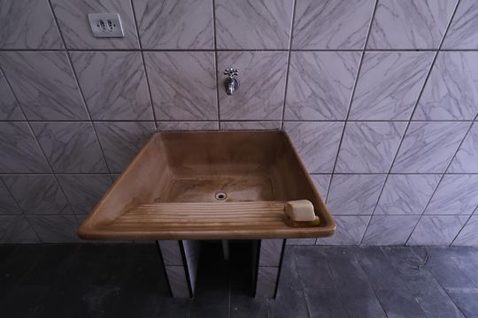 Lavanderia de casa à venda com 3 quartos, 300m² em Parque Capuava, Santo André