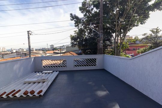 Varanda Quarto 1 - Suíte de casa à venda com 3 quartos, 120m² em Jardim Santa Cruz (campo Grande), São Paulo