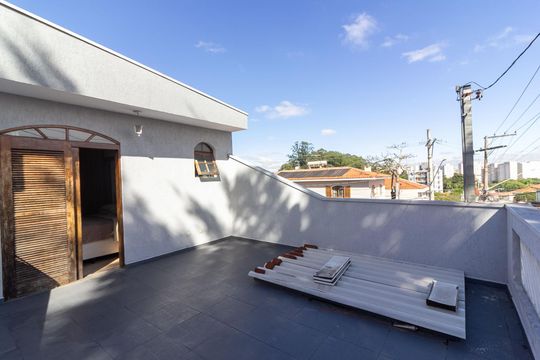 Varanda Quarto 1 - Suíte de casa à venda com 3 quartos, 120m² em Jardim Santa Cruz (campo Grande), São Paulo