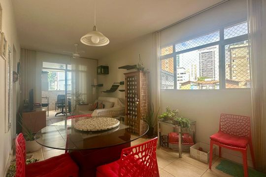 Sala  de apartamento à venda com 2 quartos, 77m² em Anchieta, Belo Horizonte