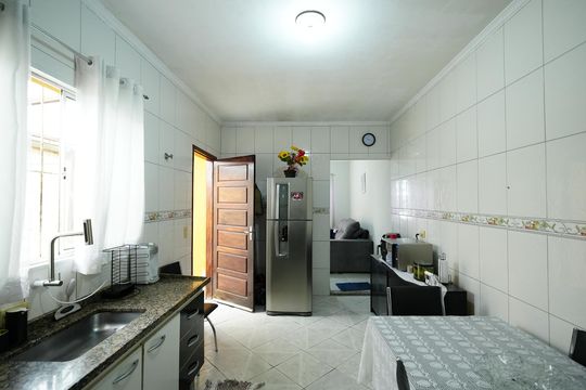Cozinha de casa à venda com 2 quartos, 150m² em Parque Novo Oratório, Santo André