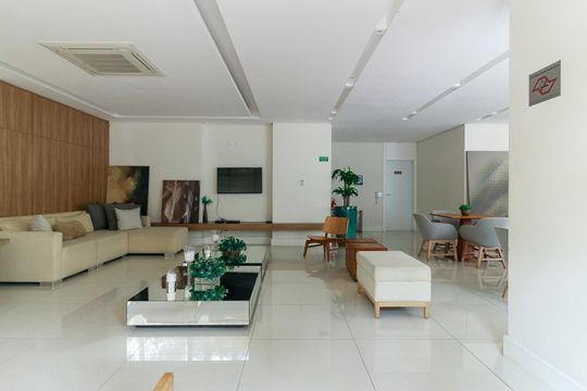 Área comum de kitnet/studio para alugar com 1 quarto, 40m² em Campo Belo, São Paulo