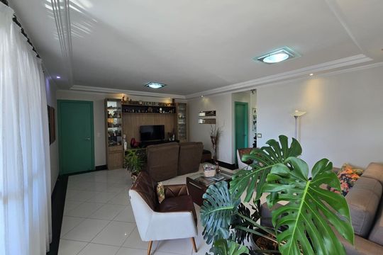 Sala  de apartamento à venda com 4 quartos, 145m² em Vila Augusta, Guarulhos