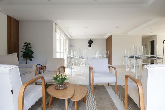 Área comum - Salão de festas de apartamento à venda com 2 quartos, 70m² em Vila Suzana, São Paulo