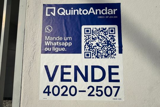 Placa de apartamento à venda com 2 quartos, 48m² em Vila Popular, São Paulo