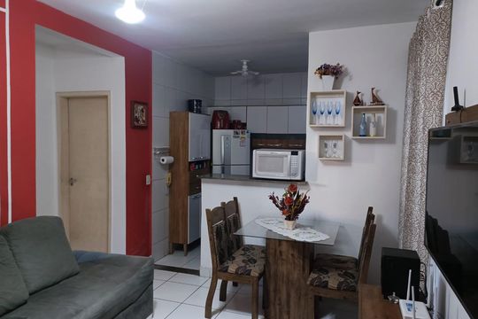 Sala de apartamento para alugar com 2 quartos, 52m² em Nova Baden, Contagem