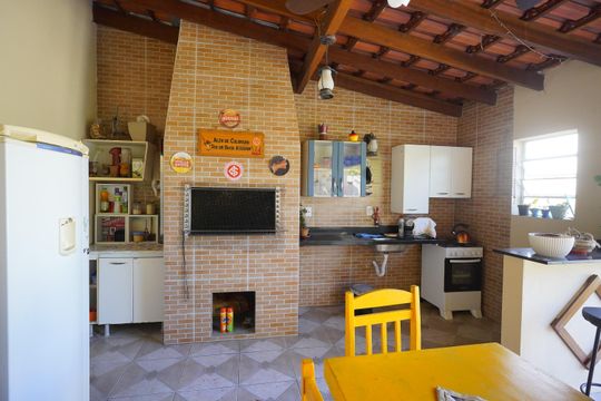 Espaço Gourmet de casa à venda com 3 quartos, 127m² em Aberta dos Morros, Porto Alegre
