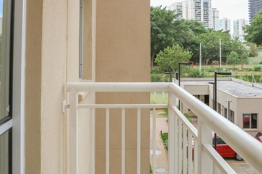 Sacada de apartamento para alugar com 1 quarto, 28m² em Várzea da Barra Funda, São Paulo