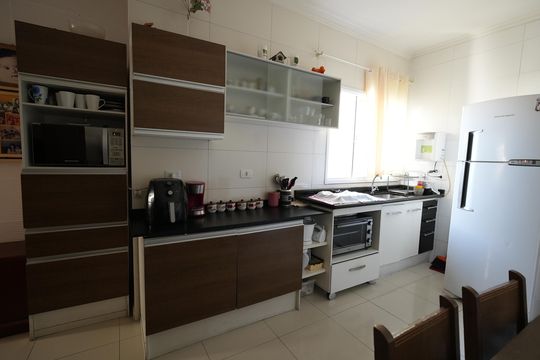 Sala de apartamento à venda com 2 quartos, 72m² em Vila Floresta, Santo André