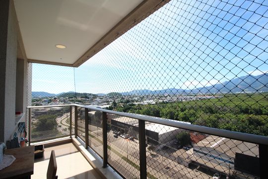 Sala - Varanda de apartamento à venda com 3 quartos, 77m² em Barra Olímpica, Rio de Janeiro
