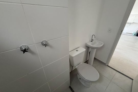Banheiro de apartamento para alugar com 2 quartos, 42m² em Cidade Antônio Estêvão de Carvalho, São Paulo