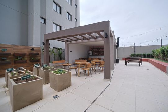 Área comum - Churrasqueira de apartamento para alugar com 2 quartos, 42m² em Cidade Antônio Estêvão de Carvalho, São Paulo