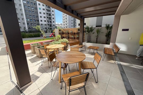 Área comum - Churrasqueira de apartamento para alugar com 2 quartos, 42m² em Cidade Antônio Estêvão de Carvalho, São Paulo