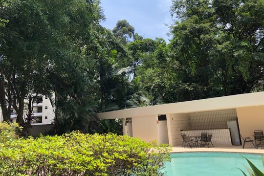Área externa de apartamento à venda com 1 quarto, 37m² em Paraíso do Morumbi, São Paulo