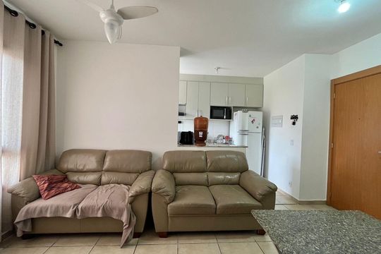 Sala de apartamento à venda com 2 quartos, 48m² em Jardim Guarani, Campinas