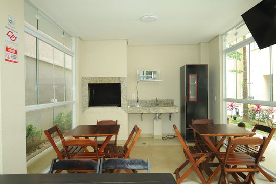 Área comum - Churrasqueira de apartamento à venda com 2 quartos, 32m² em Vila Carmosina, São Paulo