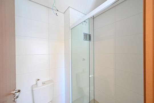 Banheiro Social de kitnet/studio à venda com 1 quarto, 29m² em São Judas, São Paulo
