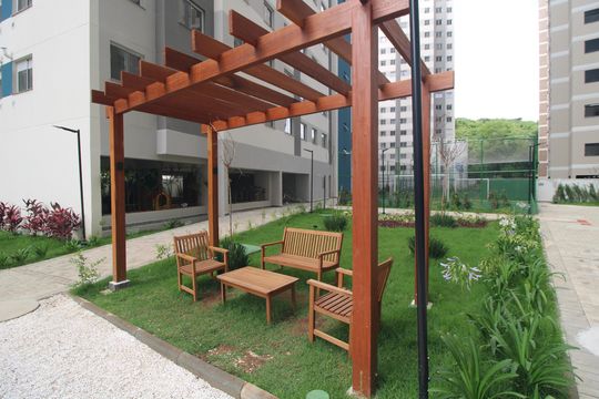 Área comum de apartamento à venda com 1 quarto, 36m² em Jardim Sabara, São Paulo