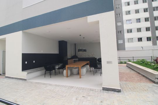 Área comum - Churrasqueira de apartamento à venda com 1 quarto, 36m² em Jardim Sabara, São Paulo