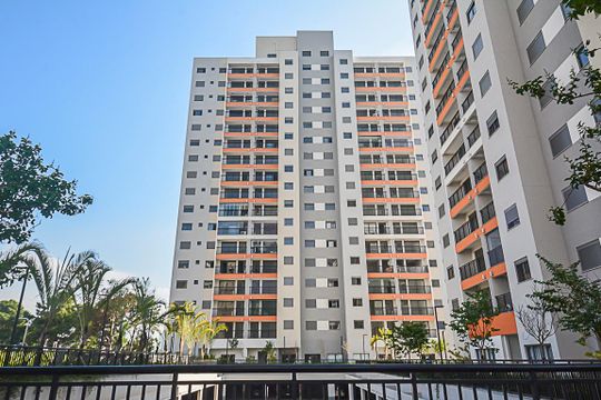 Fachada do bloco de apartamento à venda com 2 quartos, 61m² em Planalto, São Bernardo do Campo