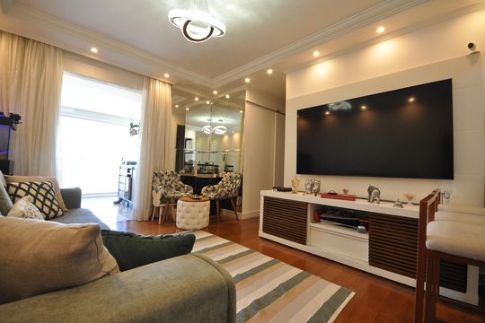 Sala de apartamento à venda com 2 quartos, 73m² em Vila Isolina Mazzei, São Paulo
