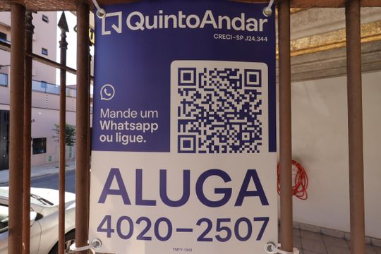 Plaquinha TMTY-1343 de casa para alugar com 2 quartos, 100m² em Vila Eldizia, Santo André