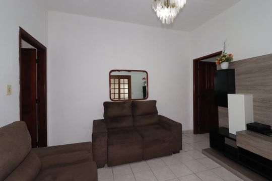 Sala de casa para alugar com 2 quartos, 100m² em Vila Eldizia, Santo André