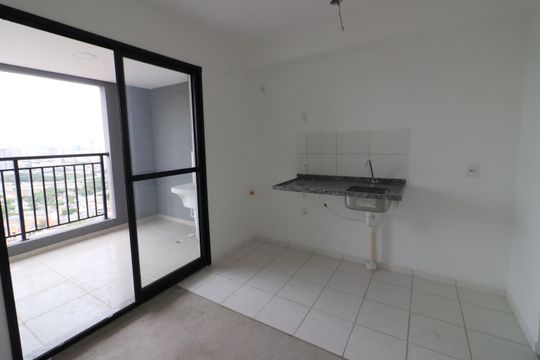 Sala/Cozinha de apartamento à venda com 2 quartos, 43m² em Rochdale, Osasco