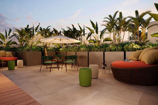 Area comum de kitnet/studio à venda com 1 quarto, 24m² em Vila Olímpia, São Paulo