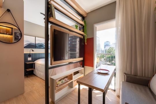 Sala de kitnet/studio à venda com 1 quarto, 24m² em Vila Olímpia, São Paulo