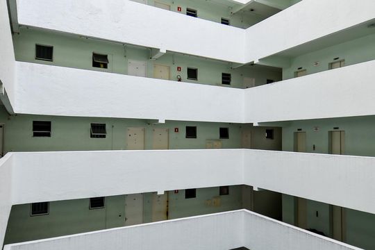 Área comum de kitnet/studio para alugar com 1 quarto, 24m² em Centro, Guarulhos