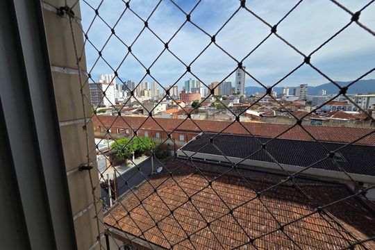 Vista do Quarto de apartamento para alugar com 1 quarto, 50m² em Boqueirão, Praia Grande
