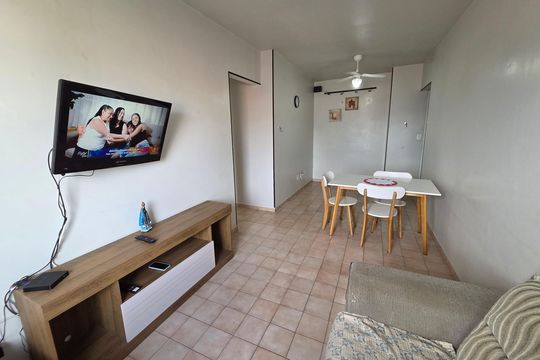 Apartamento para alugar com 1 quarto, 50m² em Boqueirão, Praia Grande