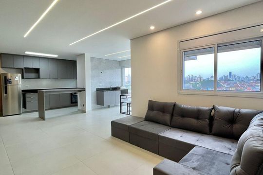 Sala de apartamento para alugar com 2 quartos, 81m² em Cidade Mãe do Céu, São Paulo