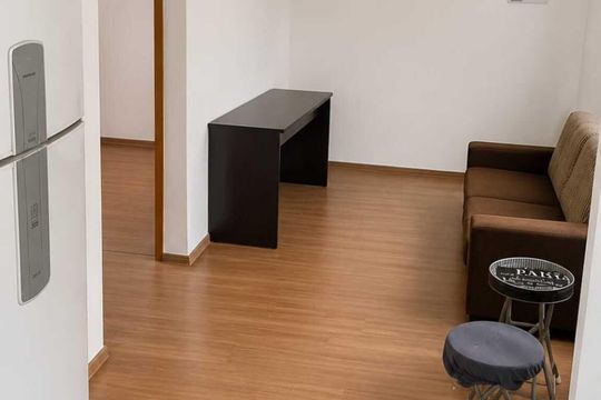 Cozinha de apartamento para alugar com 2 quartos, 43m² em Bela Vista, Palhoça