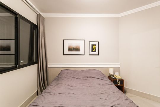 Quarto de apartamento para alugar com 1 quarto, 50m² em Jardim Paulistano, São Paulo